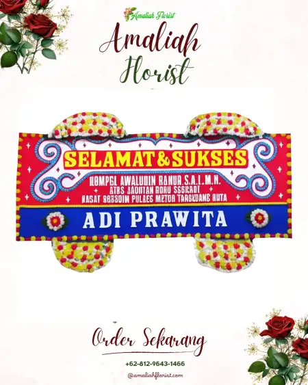 Papan Bunga Ucapan Selamat Wargasaluyu